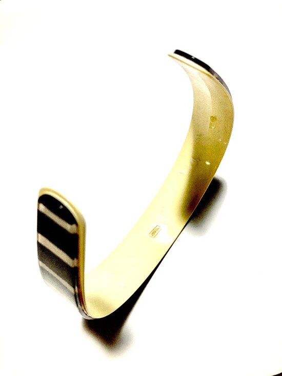 Marimekko “Piccolo” Black Stripe Hair Band, NEW main image 4
